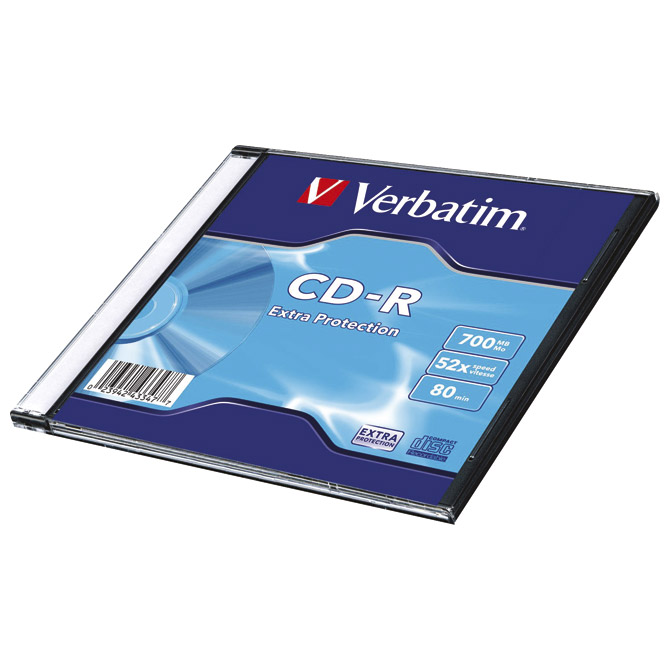 CD-R VERBATIM 700MB EXTRA slim