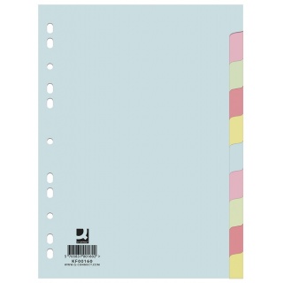 Registar kartonski A4 , 5,10 ili 12 stranica sortiranih boja