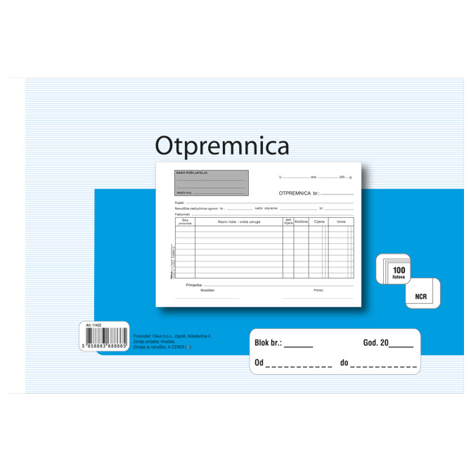 OTPREMNICA A5 NCR