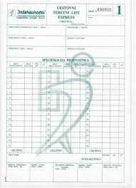 Cestovni teretni list CTL