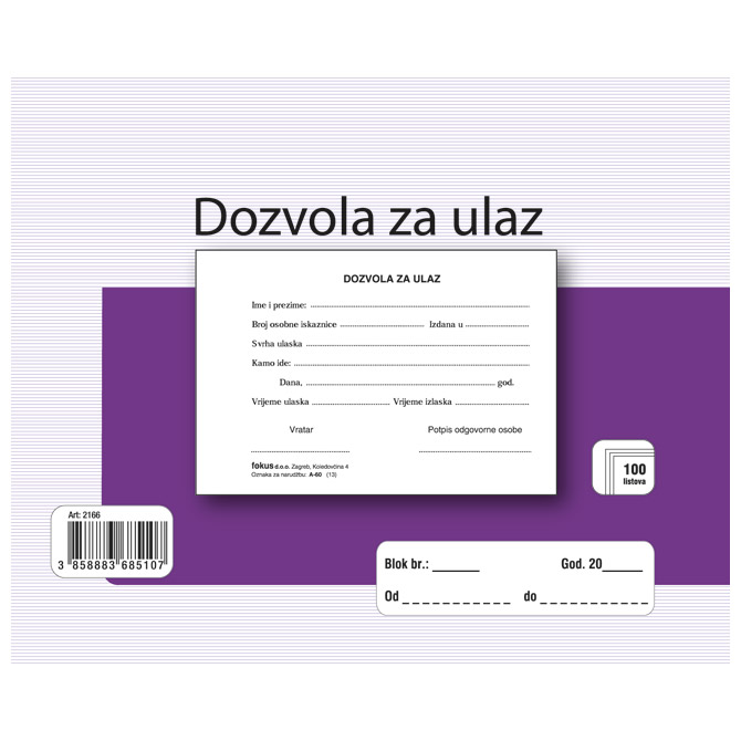 Dozvola za ulaz