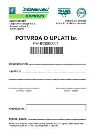 Potvrda o uplati