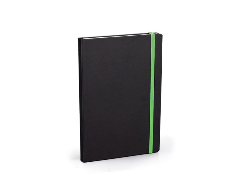 Bloka A5 s gumicom Neon flux 